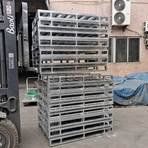 Dongguan Made Anti-rust Steel Pallet for Workshop Logistics thumbnail-2