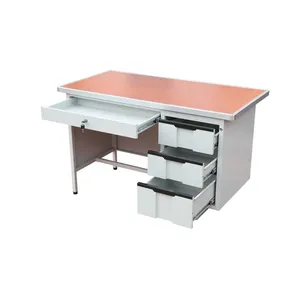 Metal Cheap Office Furniture Desk Modern Office Steel Table thumbnail-2