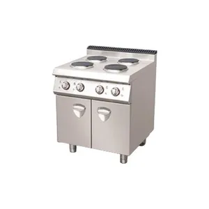 Industrial 4-Burner Electric Hot Plate Cooker With Cabinet, 2.6kW Power, 50℃-270℃ Range thumbnail-1