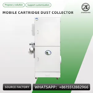Mobile Cartridge Dust Collector Industrial Pulse Jet Dust Remover Welding Fume Purifier thumbnail-4