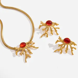 Wholesale Custom Stainless Steel Snowflake Pendant Necklace - Metal Alloy Jewelry thumbnail-2