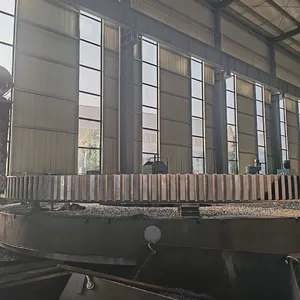 Cast Steel Ball Mill Girth Gear, 10m Diameter, Module 25, Annealed, 80HRC Surface Hardness, Long Service Life thumbnail-4