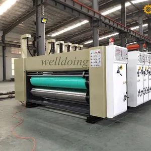5 Color Automatic Flexo Printer Slotting Die Cutting Machine thumbnail-4