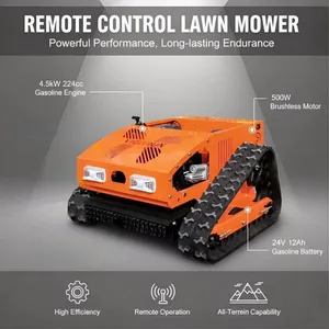 Vigorun VTC550 Rasenmäher Sicherheit Wildtierschäden Elektrische Rasenmäher Fernbedienung Rasenbesen thumbnail-1