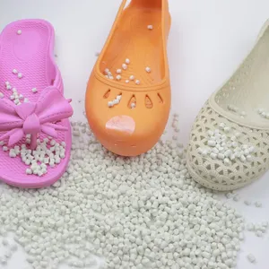 High Transparent Modified PVC Sandals Jelly Shoes With Granules Compound Beads thumbnail-5