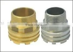 Gernal NPT Pipe Threaded Brass Inserts With Chrome or Nickel Plating thumbnail-2