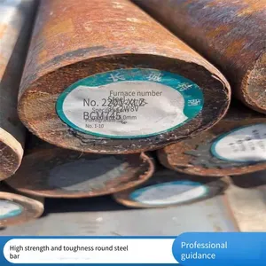 in Stock, 42crmo4 Round Steel Cut to Order, 42crmo4v Alloy Steel Forging Round Bars, qt Quenched and Tempered, Polished, Guaranteed Material Quality thumbnail-1