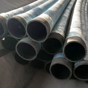102mm Suction and Discharge Rubber Hose, 4-inch and Larger Oil Suction Rubber Hose, Cloth-belt Reinforced Suction and Discharge Oil Hose, Large Rubber Water Hose thumbnail-1