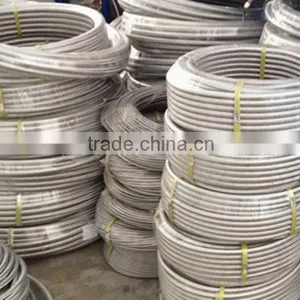 1/4" Stainless Braided PTFE Hose 304 JIC thumbnail-5