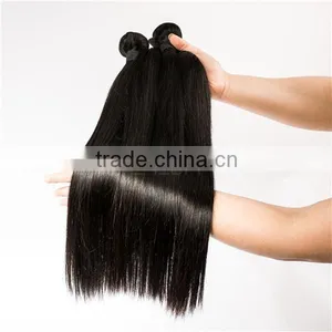 Virgin Silky Straight Wave Style Mongolian Human Hair Extensions 100g Hair Bundle thumbnail-1