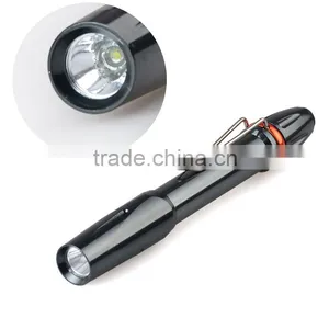 Mini 300LM Waterproof Pen Shape Light Q5 LED Torch Light With Pocket Clip thumbnail-2