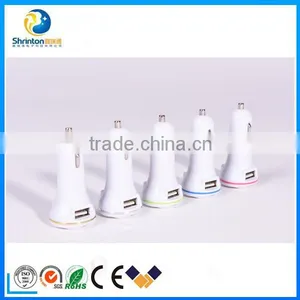 Custom Logo USB Car Charger With Led Light 5V 3.1A thumbnail-5
