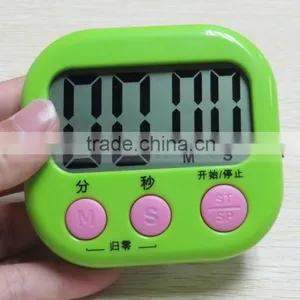 2.9 Inch LCD Big Screen AAA Battery Countdown 4 Color Digital Kitchen Timer thumbnail-4