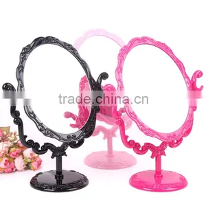D07 ANPHY Household Decoration Oval Table Mirror Display Holder Stand Stock thumbnail-1