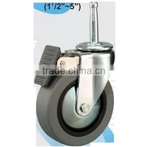 Rubber Caster Nylon Caster Wheels Light Caster thumbnail-6