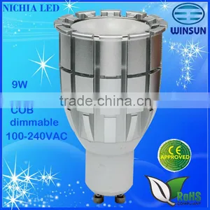 Gu10 Cob Led 9w 100-240VAC Dimmable Spotlight thumbnail-1