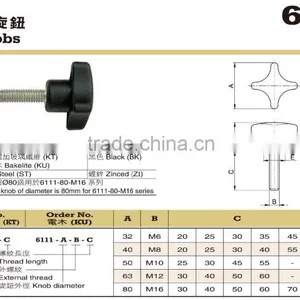For Machine Accessories and CNC Lathe Knobs Plastic Star Knobs thumbnail-2