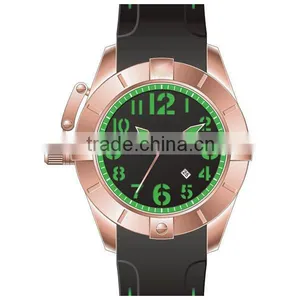 2015 Cheap Price Trendy Chinese Wholesale Silicone Leather Watches thumbnail-6