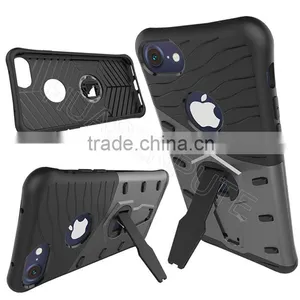 High Protective TPU and Plastic Hybrid Case Cover Kickstand Phone Case Armour Phone Case For Apple IPhone 7 thumbnail-4