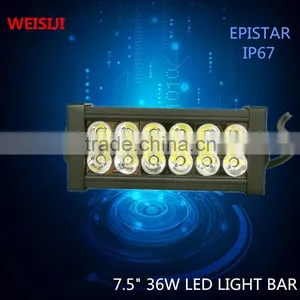 Shenzhen Supplier 7.5inch 36w Dual Row Offroad Led Light Bar for Car Accessories Supplier's Choice thumbnail-1