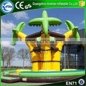 New Design Inflatable Climbing Wall,inflatable Climb Tower Palm Tree Climbing for Fun thumbnail-1