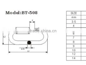 Hot Selling High Quality Quick Link Steel Electric Galvanized OEM Service China Rigging Hardware Quality Choice thumbnail-2
