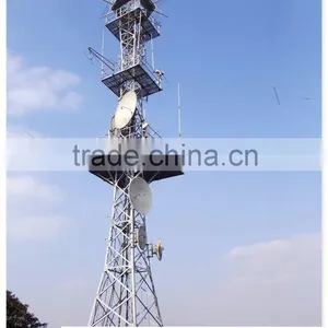 Microwave Antenna Mast Triangular Radio Communication Tower thumbnail-2