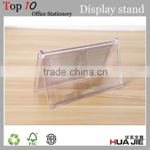 Office Stationery V Shape Transprent Acrylic Table Sign Holder thumbnail-5