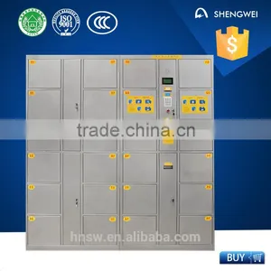Colorful Supermarket 24 Drawers Electronic Storage Cabinet/gym Stainless Steel Locker for Luggage Storage thumbnail-1