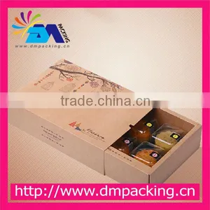 Customized Printed Logo Brown Kraft Paper Box thumbnail-1