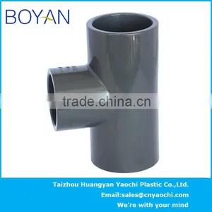 BOYAN Pvc ASTM80 Black Pipe Fitting Equal Tee Quality Choice thumbnail-2
