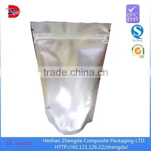 Stand up Food Grade Plastic Aluminum Foil Packaging Bag With Zipper thumbnail-1