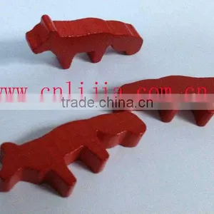 Fox Wooden Board Game Pieces thumbnail-1
