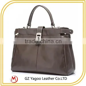 2016 Plain Matt Leather European Style Ladies Fashion Handbags Hand Bags thumbnail-2