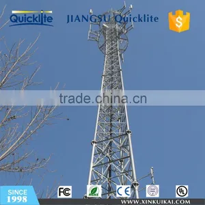 Hot Dip Galvanized Steel Three Tube Tower Telecom Tower thumbnail-1