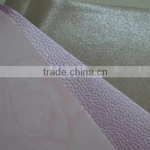High Gloss pu Microfiber Leather Fabric for Bag and Shoes thumbnail-1