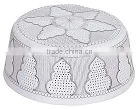Factory Direct Sale Cheap Embroidery Muslim Cap thumbnail-1