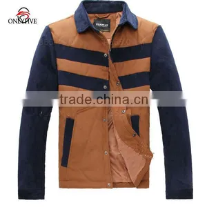 Men's Casual Cotton Varsity Jackets thumbnail-1