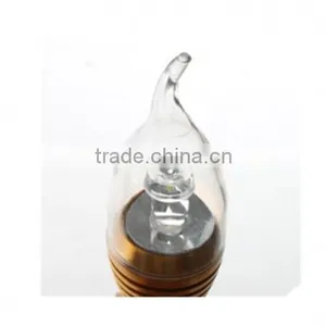 LED Candle Bulb Golden 300LM High Power Cool White E14 3w Led Candle Light Bulb thumbnail-4