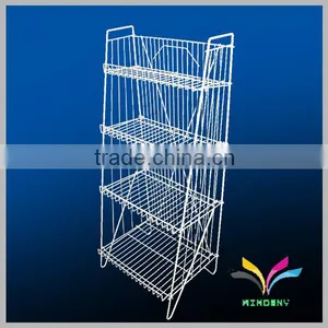 Heavy Duty 3 Layer Metal Supermarket Shelf Wobbler for Storage thumbnail-1
