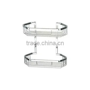 Contemporary Wall Mounted Bathroom Brass Soap Dish Basket LX-8063 thumbnail-1