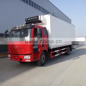 Automatic Loading /LOAD 10TON FAW Refrigeration Truck for Sale thumbnail-1