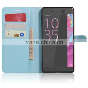 PU Leather Card Case Leather Mobile Back Cover Case For Sony C6 thumbnail-2