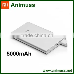 9.9mm USB Slim 5000mAh Original Xiaomi Power Bank Mi Portable Battery Pack Charger For Mi4 Mi3 For IPhone 6 5s Cell Phones Quality Choice thumbnail-2