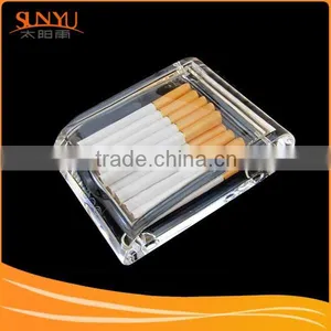Professional Manufacture Clear Acrylic Cigar Display With Customized Logo thumbnail-1