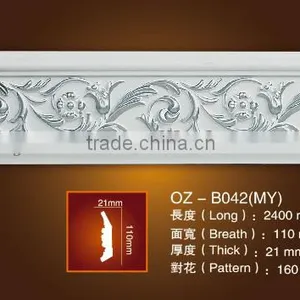 Carved Panel Moulding/PU Crown Moulding for Home&Interior Material thumbnail-2
