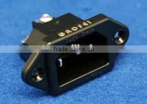 Pure Rhodium Plate Pure Copper IEC Power Socket thumbnail-1