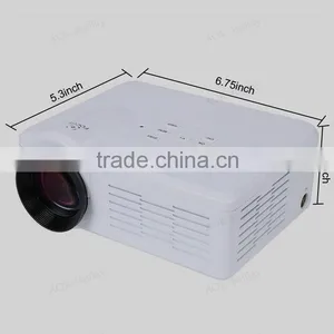 Mini Micro Projector Home Cinema With LED,1500 Lumens, Pocket Size,HDMI,USB,IR,SD,TV,Mini-VGA, 30,000 Hour LED Life,Media Player thumbnail-4