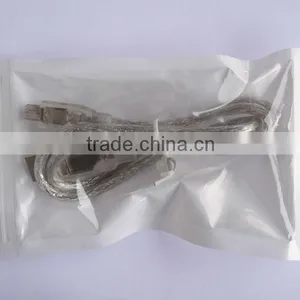 30cm 50cm 80cm 1m USB 2.0 Cable Male to Male Transparent White and Blue thumbnail-1