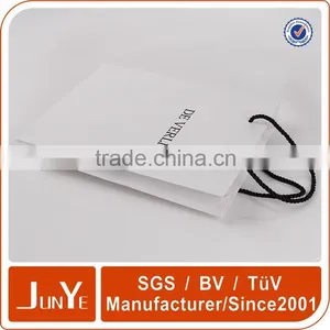 Eco-friendly Luxury Jewelry White Kraft Paper Bags thumbnail-3